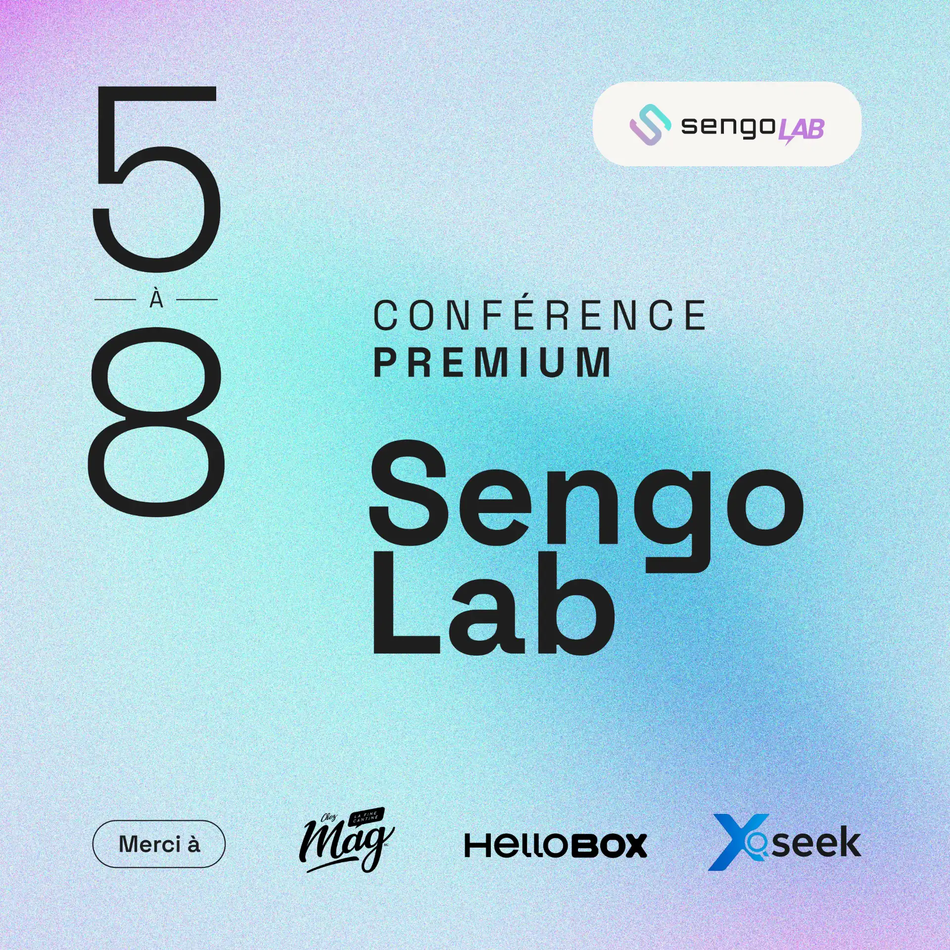 Sengo Lab premium 5@8 conference — 2nd edition